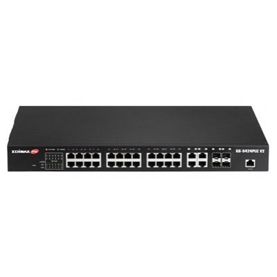 Edimax PRO GS-5424PLC V2 Switch 24xGB PoE+ 4xSFP en Huesoi